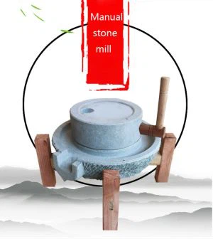 Molino de grano de piedra manual